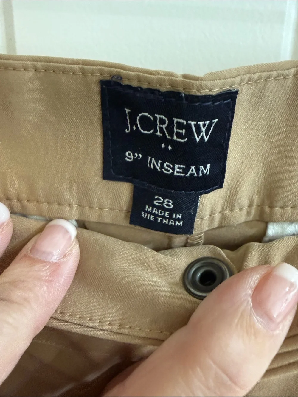 J. Crew Men's Tan Performance Shorts